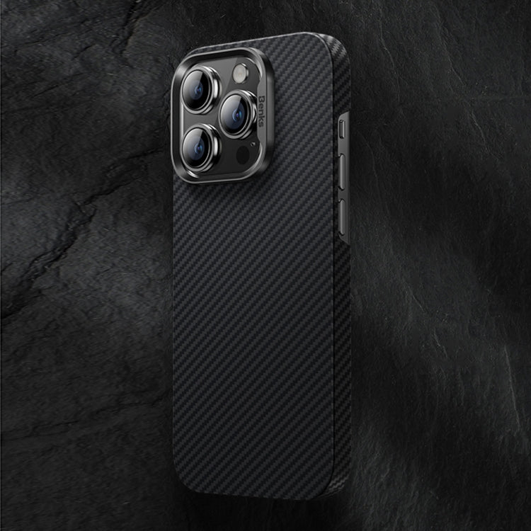 For iPhone 14 Pro Benks 600D MagSafe Kevlar Carbon Fiber Phone Case(Black) - iPhone 14 Pro Cases by Benks | Online Shopping South Africa | PMC Jewellery | Buy Now Pay Later Mobicred