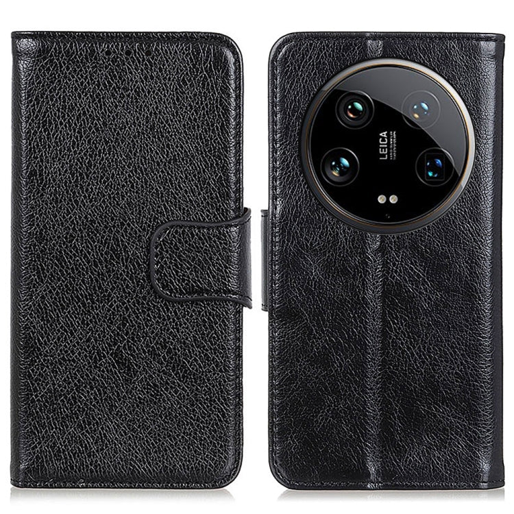For Xiaomi 14 Ultra Nappa Texture Horizontal Flip Leather Phone Case(Black) - 14 Ultra Cases by PMC TechLife | Online Shopping South Africa | PMC TechLife | Buy Now Pay Later Mobicred