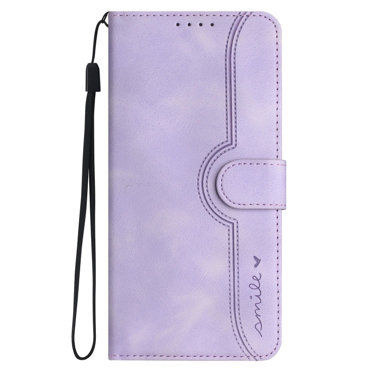 For Xiaomi Redmi Note 13 Pro 4G Heart Pattern Skin Feel Leather Phone Case(Purple) - Note 13 Pro Cases by PMC TechLife | Online Shopping South Africa | PMC TechLife | Buy Now Pay Later Mobicred