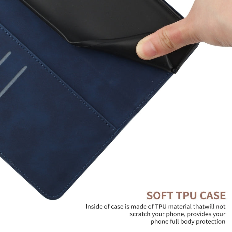 For Motorola Moto G52J Stitching Embossed Leather Phone Case(Blue) - free shipping - PMC TechLife - Order now!