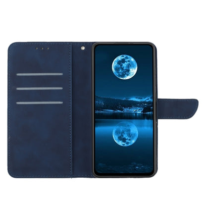 For Motorola Moto G04 / G24 Stitching Embossed Leather Phone Case(Blue) - Motorola Cases by PMC Jewellery | Online Shopping South Africa | PMC Jewellery | Buy Now Pay Later Mobicred