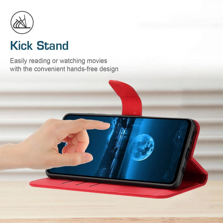 For Motorola Moto G75 5G Stitching Embossed Leather Phone Case(Red) - free shipping - PMC TechLife - Order now!