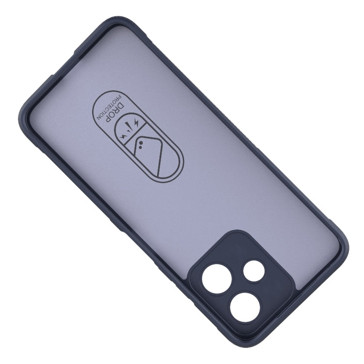 For Xiaomi Redmi 12 5G Magic Shield TPU + Flannel Phone Case(Dark Green) - Xiaomi Cases by PMC TechLife | Online Shopping South Africa | PMC TechLife | Buy Now Pay Later Mobicred