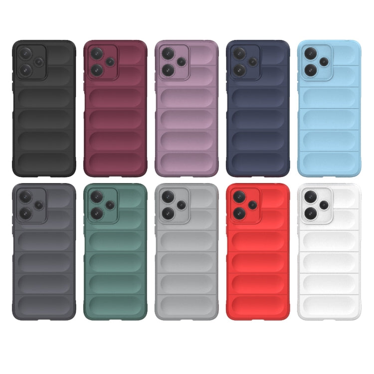 For Xiaomi Redmi 12 5G Magic Shield TPU + Flannel Phone Case(Wine Red) - free shipping - PMC TechLife - Order now!