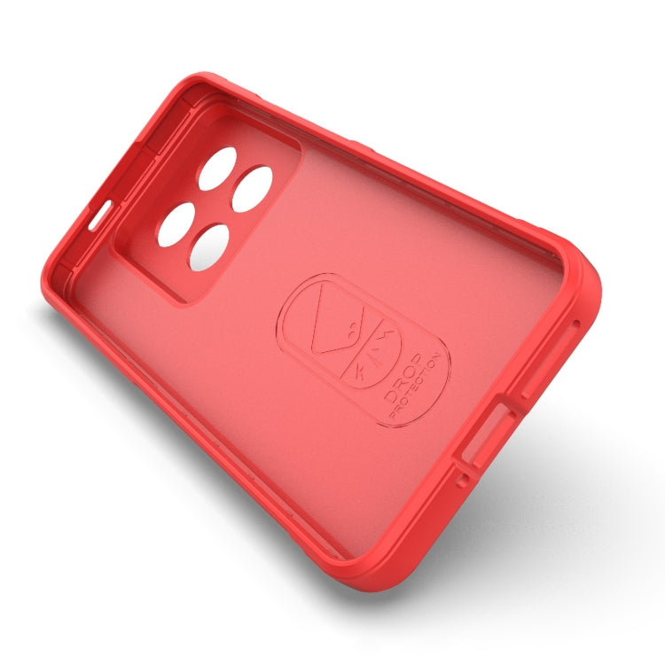 For Xiaomi 14 Pro 5G Magic Shield TPU + Flannel Phone Case(Wine Red) - 14 Pro Cases by PMC TechLife | Online Shopping South Africa | PMC TechLife | Buy Now Pay Later Mobicred