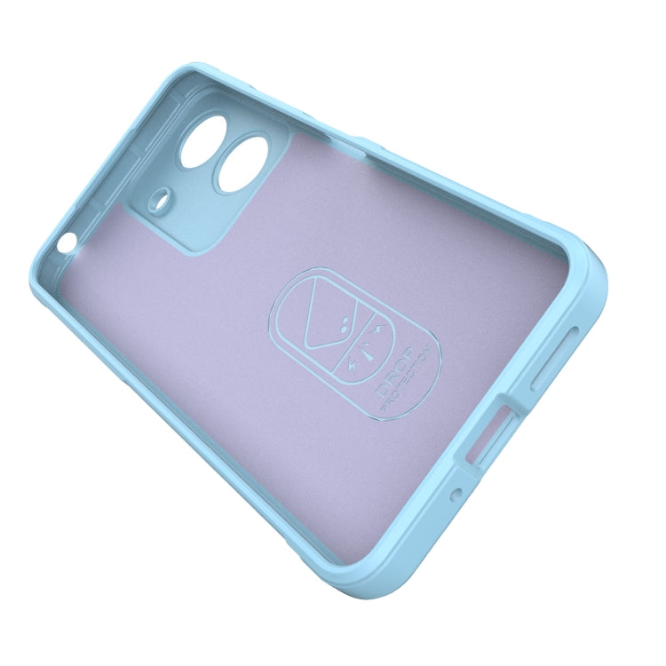 For Xiaomi Redmi 13C 4G Global Magic Shield TPU + Flannel Phone Case(Dark Blue) - 13C Cases by PMC TechLife | Online Shopping South Africa | PMC TechLife