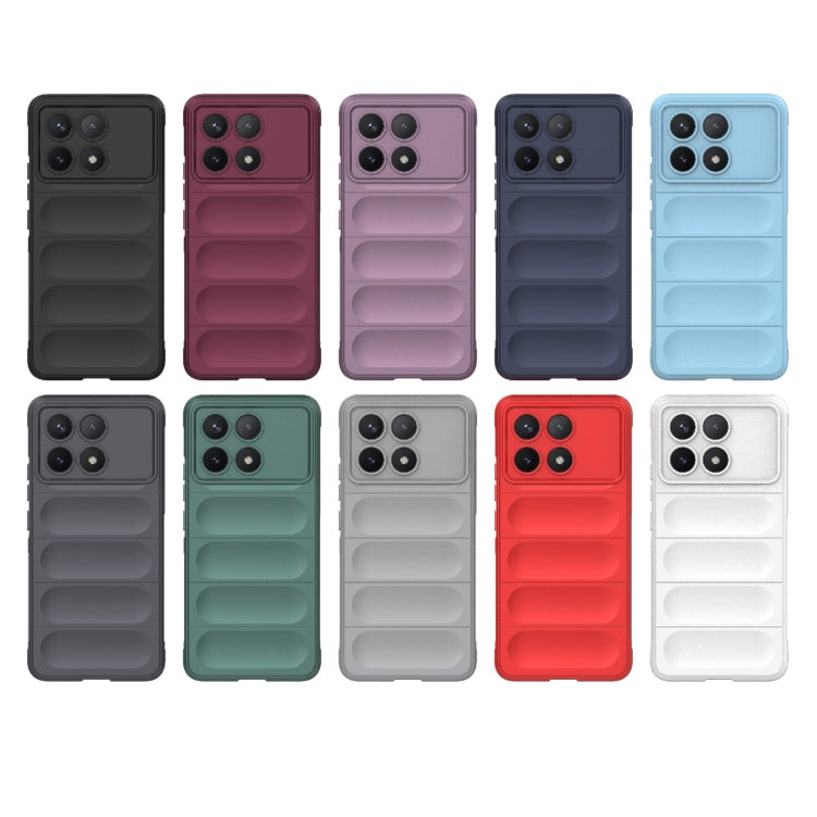 For Xiaomi Redmi K70 / K70 Pro 5G Magic Shield TPU + Flannel Phone Case(Dark Blue) - K70 Pro Cases by PMC TechLife | Online Shopping South Africa | PMC TechLife | Buy Now Pay Later Mobicred