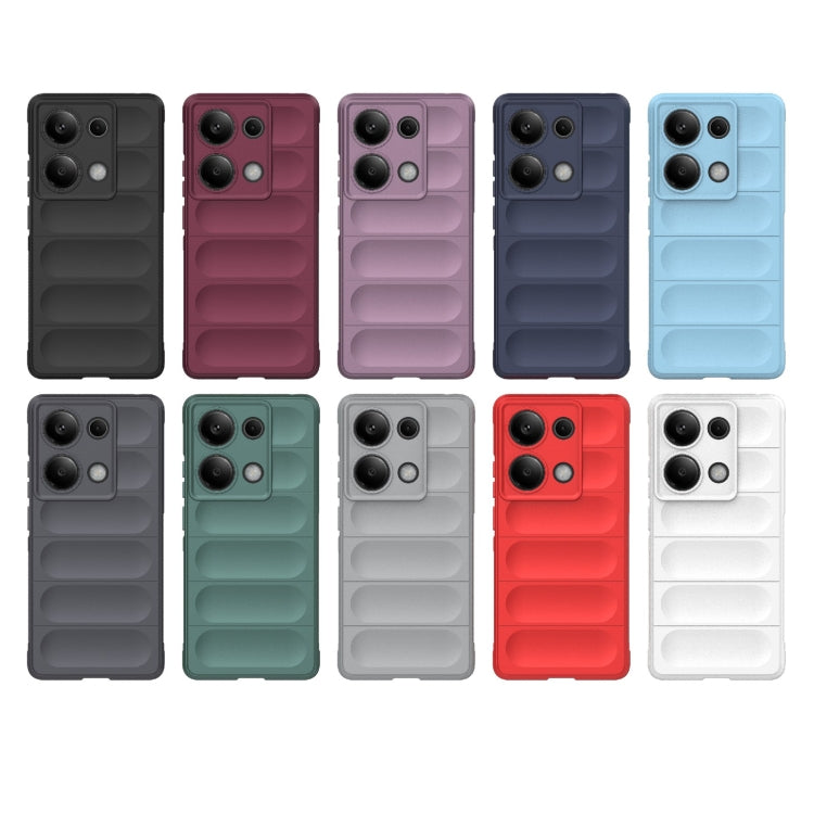 For Xiaomi Redmi Note 13 Pro 4G Global Magic Shield TPU + Flannel Phone Case(Red) - Xiaomi Cases by PMC TechLife | Online Shopping South Africa | PMC TechLife | Buy Now Pay Later Mobicred