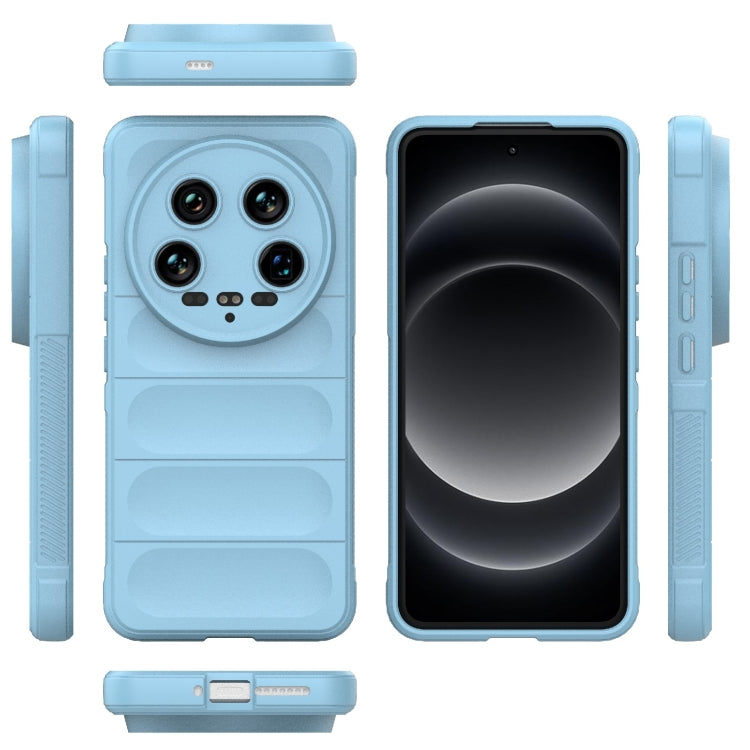 For Xiaomi 14 Ultra Magic Shield TPU + Flannel Phone Case(Light Blue) - free shipping - PMC TechLife - Order now!