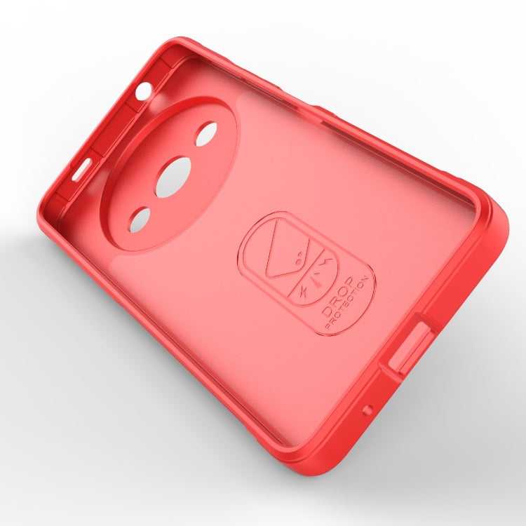 For Xiaomi Redmi A3 4G Global Magic Shield TPU + Flannel Phone Case(Black) - Xiaomi Cases by PMC TechLife | Online Shopping South Africa | PMC TechLife | Buy Now Pay Later Mobicred