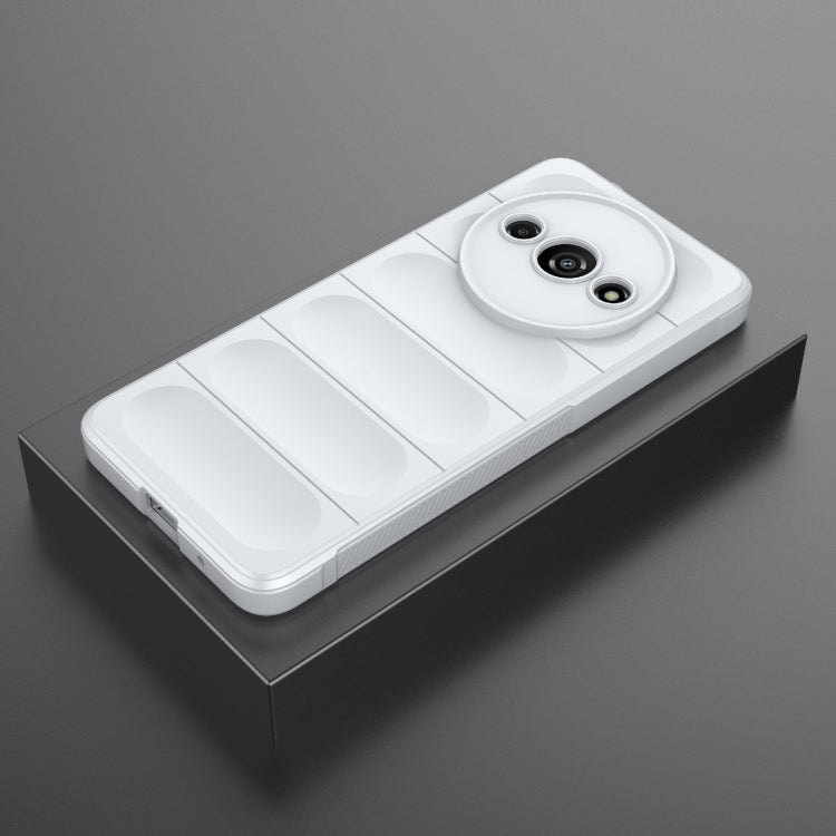 For Xiaomi Redmi A3 4G Global Magic Shield TPU + Flannel Phone Case(White) - Xiaomi Cases by PMC TechLife | Online Shopping South Africa | PMC TechLife | Buy Now Pay Later Mobicred