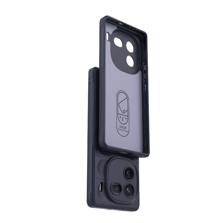 For vivo iQOO 12 Pro 5G Magic Shield TPU + Flannel Phone Case(White) - iQOO 12 Pro Cases by PMC TechLife | Online Shopping South Africa | PMC TechLife