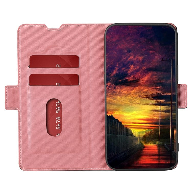 For Huawei nova 12i 4G Twill Texture Side Button Leather Phone Case(Pink) - free shipping - PMC TechLife - Order now!