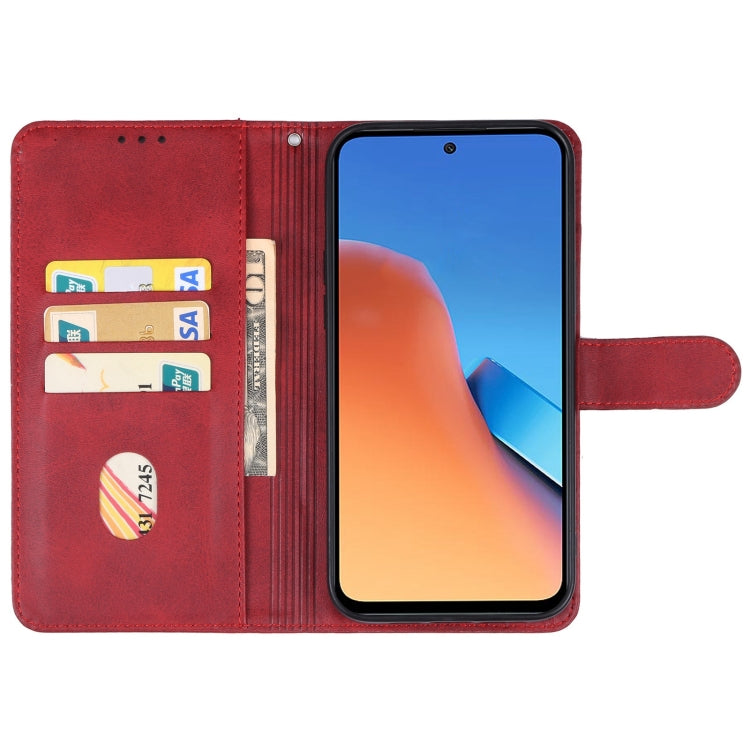 For Xiaomi Redmi 12 Leather Phone Case(Red) - Xiaomi Cases by PMC Jewellery | Online Shopping South Africa | PMC Jewellery | Buy Now Pay Later Mobicred