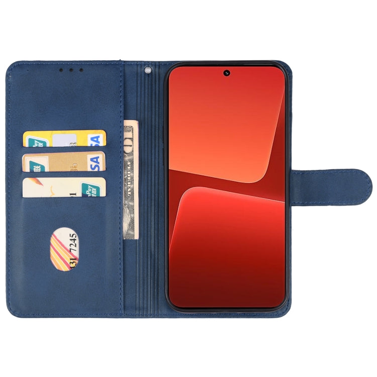 For Xiaomi 14 Leather Phone Case(Blue) - Xiaomi Cases by PMC Jewellery | Online Shopping South Africa | PMC Jewellery | Buy Now Pay Later Mobicred