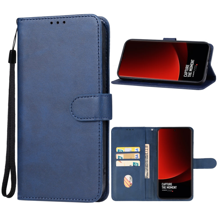 For Xiaomi 14 Ultra Leather Phone Case(Blue) - 14 Ultra Cases by PMC Jewellery | Online Shopping South Africa | PMC Jewellery | Buy Now Pay Later Mobicred