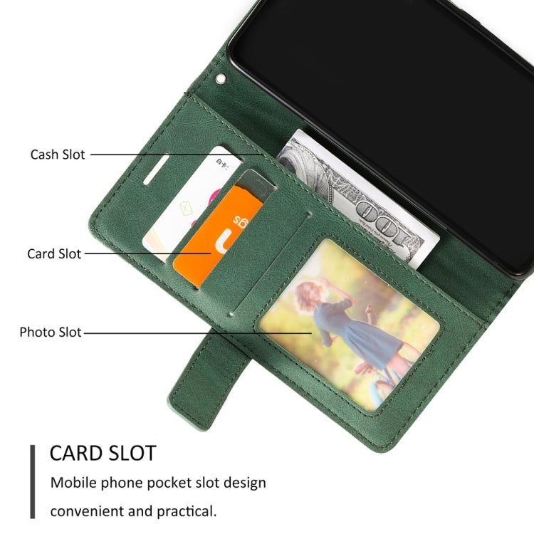 For Xiaomi Redmi 13C Skin Feel Splicing Leather Phone Case(Green) - 13C Cases by PMC TechLife | Online Shopping South Africa | PMC TechLife