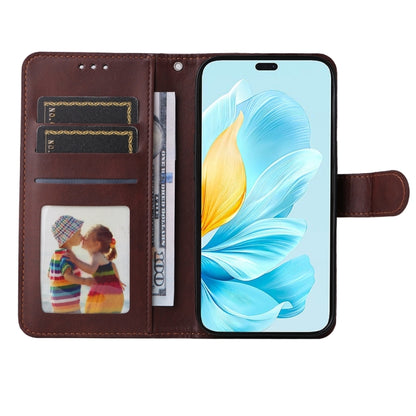 For Honor 200 Lite Global Classic Calf Texture Flip Leather Phone Case(Brown) - Honor Cases by PMC Jewellery | Online Shopping South Africa | PMC Jewellery | Buy Now Pay Later Mobicred