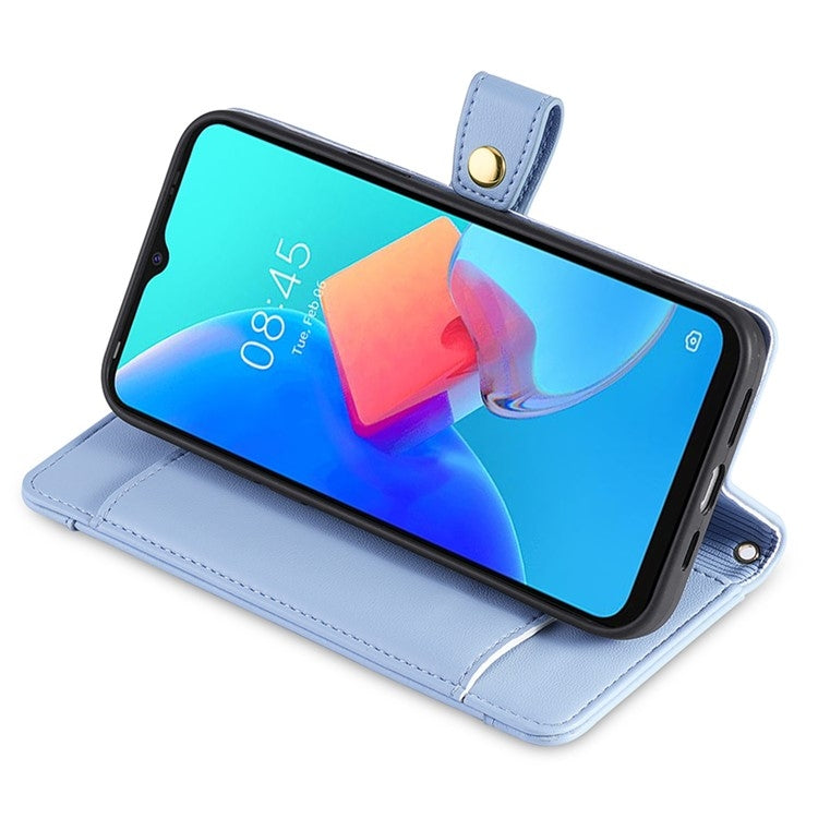 For Huawei nova 12 5G Sheep Texture Cross-body Zipper Wallet Leather Phone Case(Blue) - Huawei Cases by PMC TechLife | Online Shopping South Africa | PMC TechLife | Buy Now Pay Later Mobicred