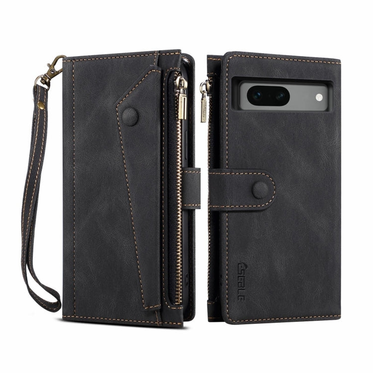 For Google Pixel 8A ESEBLE Retro Frosted RFID Flip Leather Phone Case(Black) - Google Cases by ESEBLE | Online Shopping South Africa | PMC TechLife | Buy Now Pay Later Mobicred