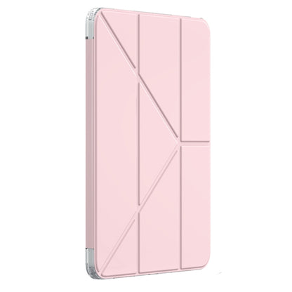 For iPad Pro 11 2024 Mutural Deformation Stand Smart Leather Tablet Case(Pink) - iPad Pro 11 2024 Cases by Mutural | Online Shopping South Africa | PMC Jewellery | Buy Now Pay Later Mobicred