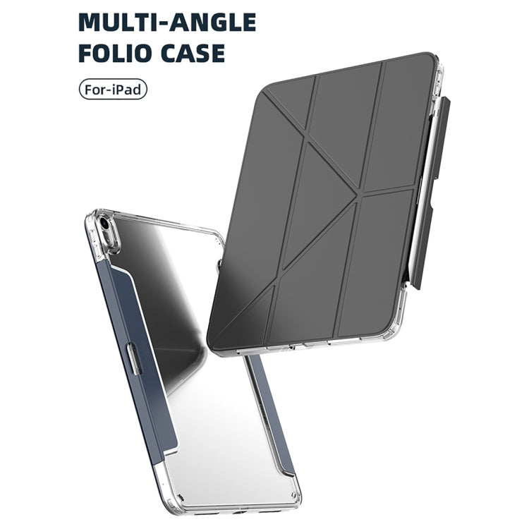 For iPad 10.2 2021 / 2020 / 2019 Mutural Deformation Stand Smart Leather Tablet Case(Pink) - free shipping - PMc TechLife - Order now!