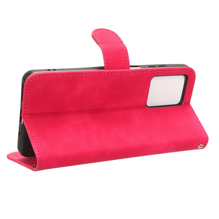 For Blackview A53 Pro Skin Feel Magnetic Flip Leather Phone Case(Rose Red) - More Brand by PMC TechLife | Online Shopping South Africa | PMC TechLife | Buy Now Pay Later Mobicred