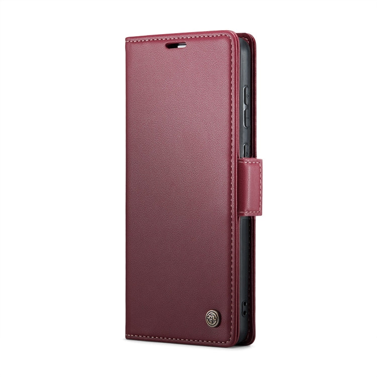 For Samsung Galaxy A70/A70s CaseMe 023 Butterfly Buckle Litchi Texture RFID Anti-theft Leather Phone Case(Wine Red) - Galaxy Phone Cases by CaseMe | Online Shopping South Africa | PMC Jewellery | Buy Now Pay Later Mobicred