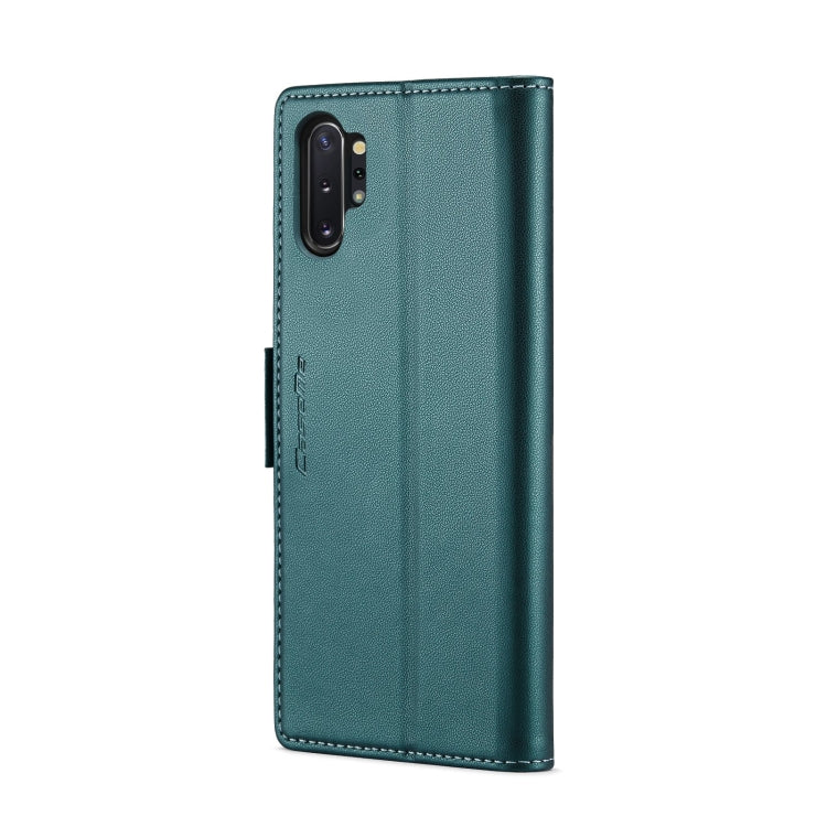 For Samsung Galaxy Note10+ CaseMe 023 Butterfly Buckle Litchi Texture RFID Anti-theft Leather Phone Case(Pearly Blue) - Galaxy Phone Cases by CaseMe | Online Shopping South Africa | PMC Jewellery | Buy Now Pay Later Mobicred