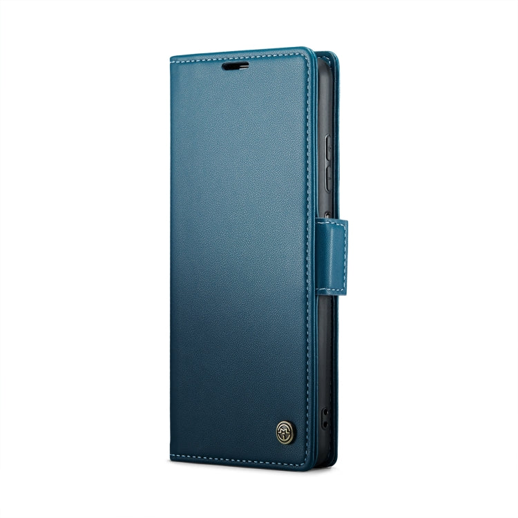 For Samsung Galaxy A05s CaseMe 023 Butterfly Buckle Litchi Texture RFID Anti-theft Leather Phone Case(Blue) - Galaxy Phone Cases by CaseMe | Online Shopping South Africa | PMC Jewellery | Buy Now Pay Later Mobicred