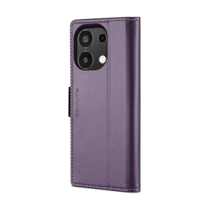 For Xiaomi Redmi Note 13 4G CaseMe 023 Butterfly Buckle Litchi Texture RFID Anti-theft Leather Phone Case(Pearly Purple) - Xiaomi Cases by CaseMe | Online Shopping South Africa | PMC Jewellery | Buy Now Pay Later Mobicred