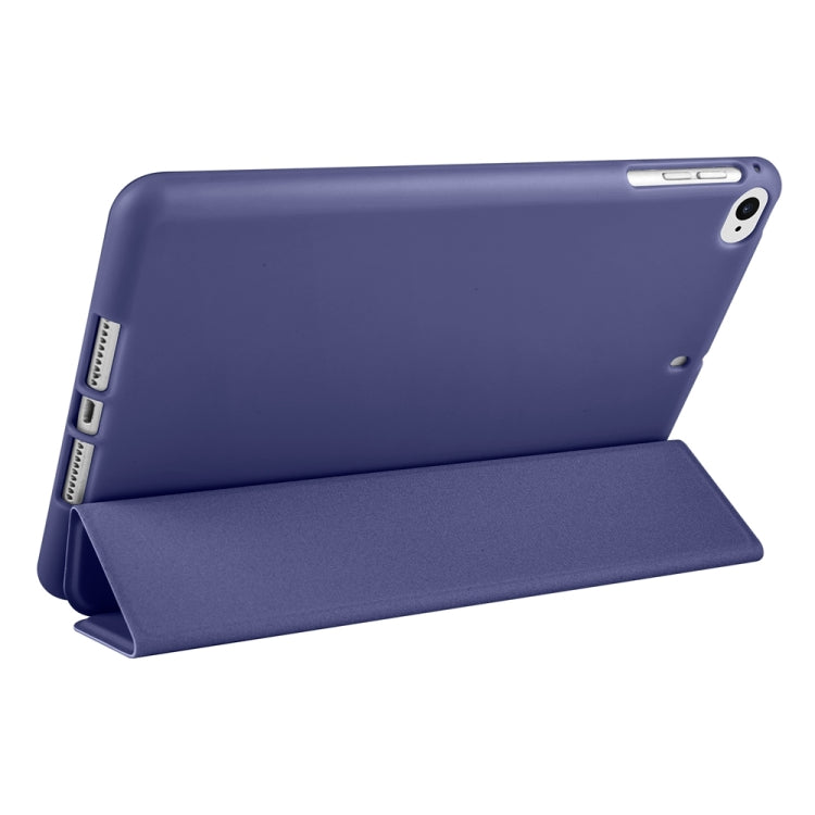 For iPad 9.7 2018 / 2017 / Air 2 / Air 3-folding TPU Horizontal Flip Leather Tablet Case with Holder(Dark Blue) - iPad 9.7 (2018) & (2017) Cases by PMC TechLife | Online Shopping South Africa | PMC TechLife