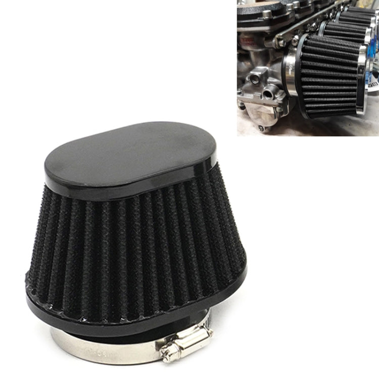 60mm XH-UN073 Mushroom Head Style Car Modified Air Filter Motorcycle Exhaust Filter(Black) - Air Intake System by PMC TechLife | Online Shopping South Africa | PMC TechLife