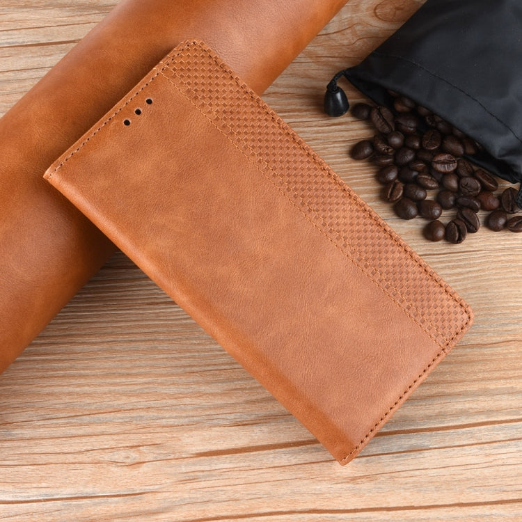 For Google Pixel 9 Pro Magnetic Buckle Retro Texture Leather Phone Case(Brown) - Google Cases by PMC TechLife | Online Shopping South Africa | PMC TechLife | Buy Now Pay Later Mobicred