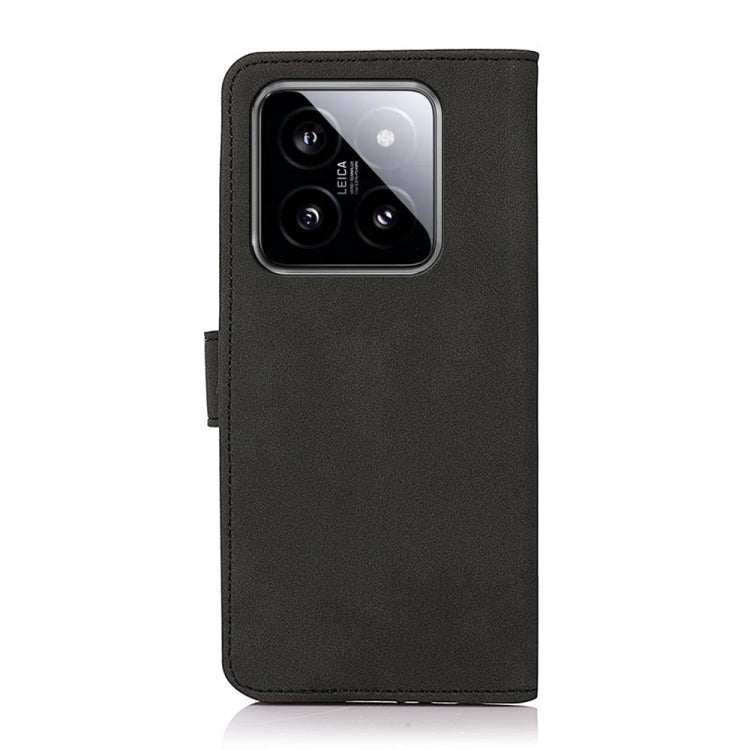 For Xiaomi 14 KHAZNEH Matte Texture Leather Phone Case(Black) - 14 Cases by PMC TechLife | Online Shopping South Africa | PMC TechLife | Buy Now Pay Later Mobicred