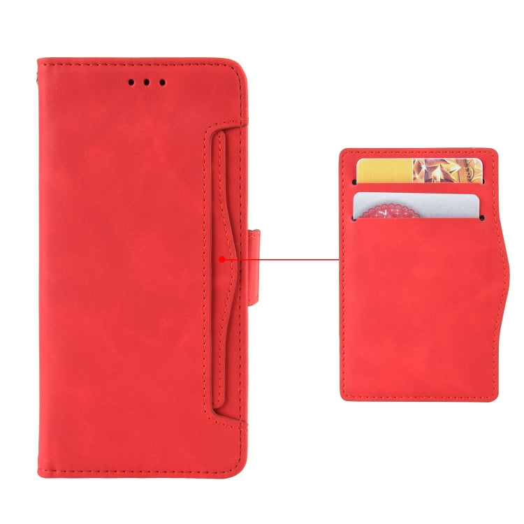 For Motorola Moto G 5G 2023 Skin Feel Calf Texture Card Slots Leather Phone Case(Red) - Motorola Cases by PMC Jewellery | Online Shopping South Africa | PMC Jewellery | Buy Now Pay Later Mobicred