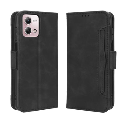 For Motorola Moto G Stylus 5G 2023 Skin Feel Calf Texture Card Slots Leather Phone Case(Black) - Motorola Cases by PMC Jewellery | Online Shopping South Africa | PMC Jewellery | Buy Now Pay Later Mobicred