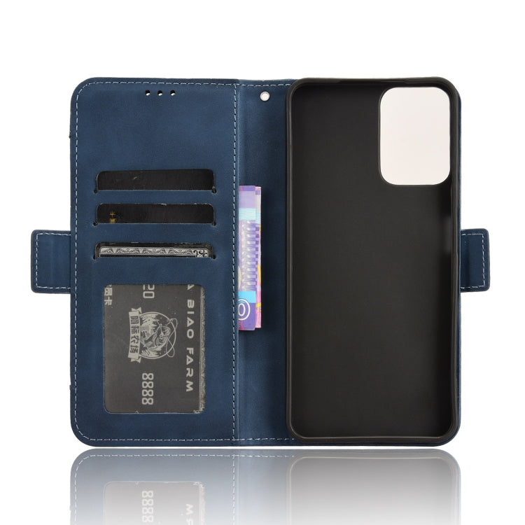 For Motorola Moto G Power 5G 2024 Skin Feel Calf Texture Card Slots Leather Phone Case(Blue) - Motorola Cases by PMC Jewellery | Online Shopping South Africa | PMC Jewellery | Buy Now Pay Later Mobicred