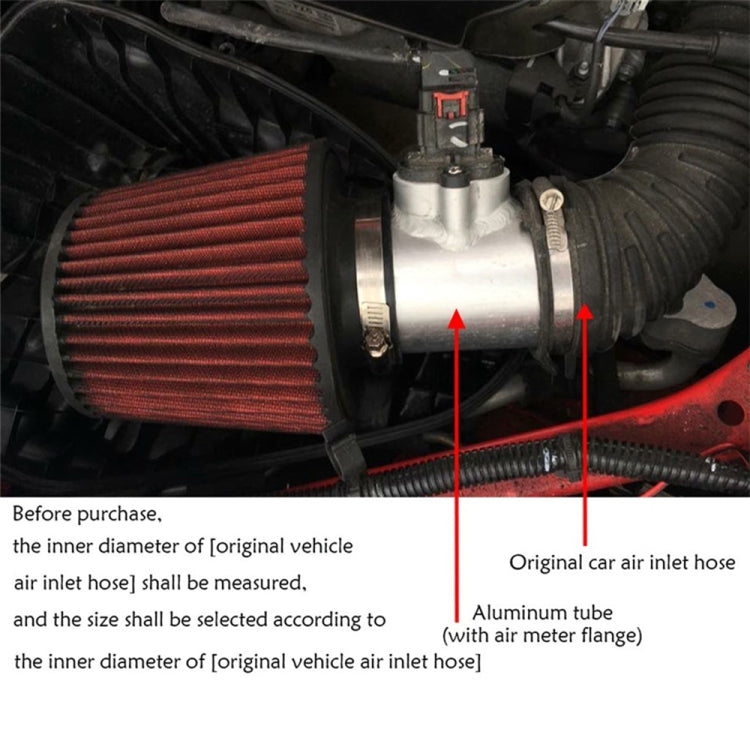 70mm XH-UN605 Car Modified Engine Air Flow Meter Flange Intake Sensor Base for Honda / Ford / Nissan - Air Intake System by PMC TechLife | Online Shopping South Africa | PMC TechLife