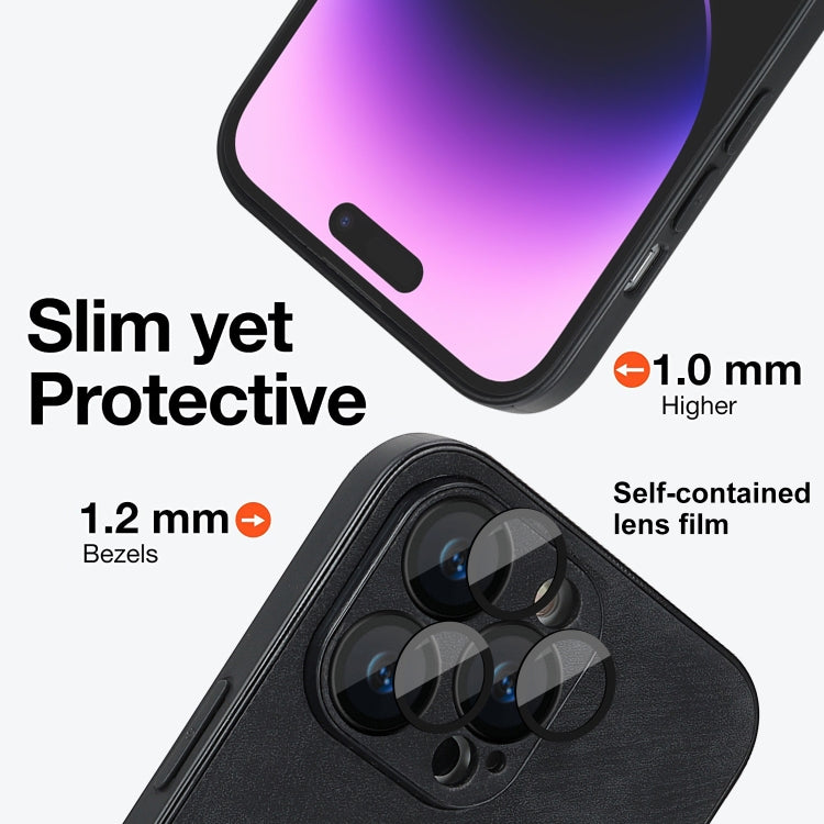 For iPhone 11 Pro Max Skin Feel Leather MagSafe Magnetic Phone Case(Black) - free shipping - PMC TechLife - Order now!