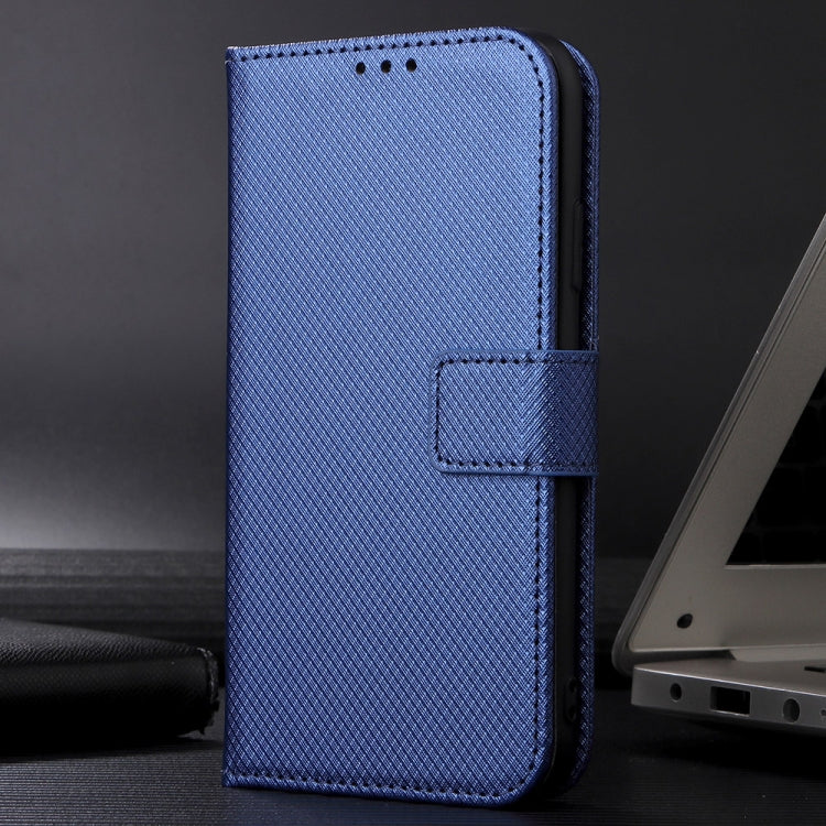 For Honor Magic6 Pro Diamond Texture Leather Phone Case(Blue) - Honor Cases by PMC Jewellery | Online Shopping South Africa | PMC Jewellery | Buy Now Pay Later Mobicred