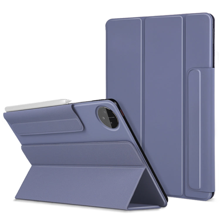 For Huawei Matepad Pro 11 3-fold Double-sided Clip Buckle Magnetic Smart Tablet Case(Lavender) - Huawei by PMC TechLife | Online Shopping South Africa | PMC TechLife | Buy Now Pay Later Mobicred