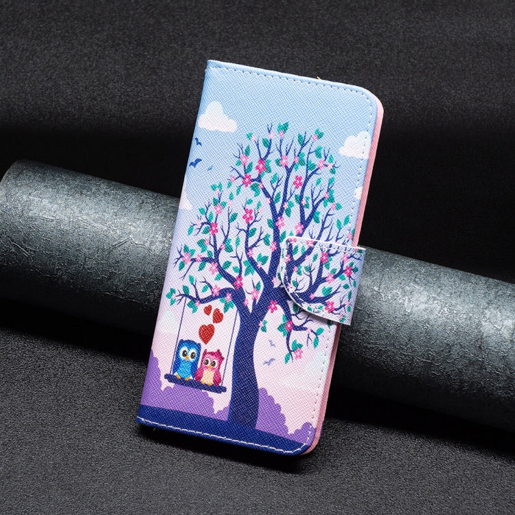 For Xiaomi Redmi Note 13 Pro+ 5G Colored Drawing Pattern Leather Phone Case(Owl) - Xiaomi Cases by PMC TechLife | Online Shopping South Africa | PMC TechLife | Buy Now Pay Later Mobicred
