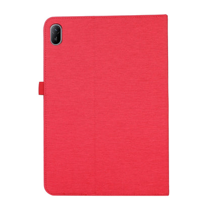 For Huawei MatePad SE 11 2024 Fabric Leather Tablet Case(Red) - Huawei by PMC Jewellery | Online Shopping South Africa | PMC Jewellery | Buy Now Pay Later Mobicred