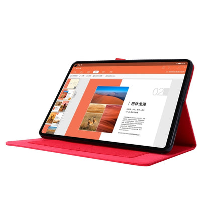 For Huawei MatePad SE 11 2024 Fabric Leather Tablet Case(Red) - Huawei by PMC Jewellery | Online Shopping South Africa | PMC Jewellery | Buy Now Pay Later Mobicred