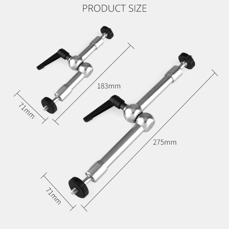 YELANGU A78 Stainless Steel Adjustable Friction Articulating Magic Arm, Size:11 inch - Camera Gimbal by YELANGU | Online Shopping South Africa | PMC Jewellery | Buy Now Pay Later Mobicred