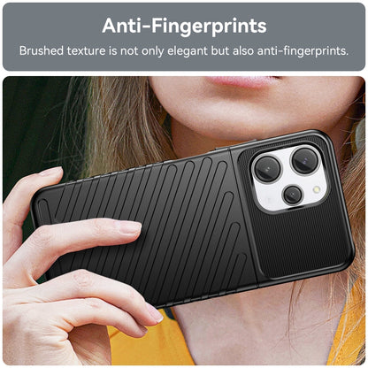 For Xiaomi Poco M6 Pro 5G Thunderbolt Shockproof TPU Protective Soft Phone Case(Black) - Xiaomi Cases by PMC Jewellery | Online Shopping South Africa | PMC Jewellery