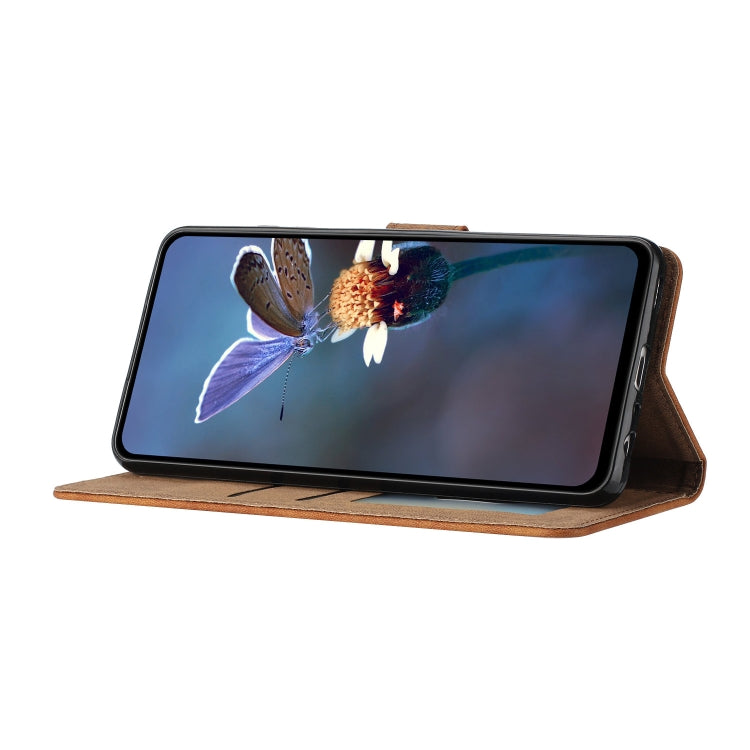 For iPhone 16 Seven Butterflies Embossed Leather Phone Case(Brown) - iPhone 16 Cases by PMC TechLife | Online Shopping South Africa | PMC TechLife | Buy Now Pay Later Mobicred