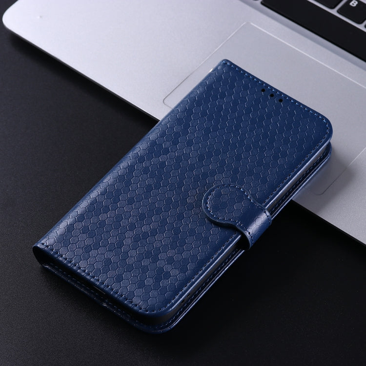For Google Pixel 9 Pro XL Honeycomb Dot Texture Leather Phone Case(Blue) - Google Cases by PMC TechLife | Online Shopping South Africa | PMC TechLife | Buy Now Pay Later Mobicred