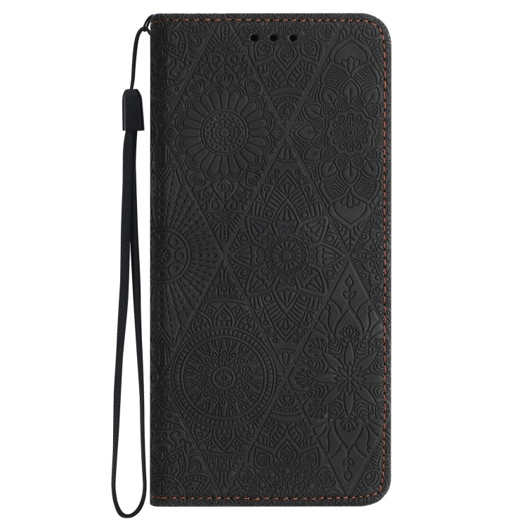 For Xiaomi 12 Lite Ethnic Embossed Adsorption Leather Phone Case(Black) - Xiaomi Cases by PMC TechLife | Online Shopping South Africa | PMC TechLife | Buy Now Pay Later Mobicred